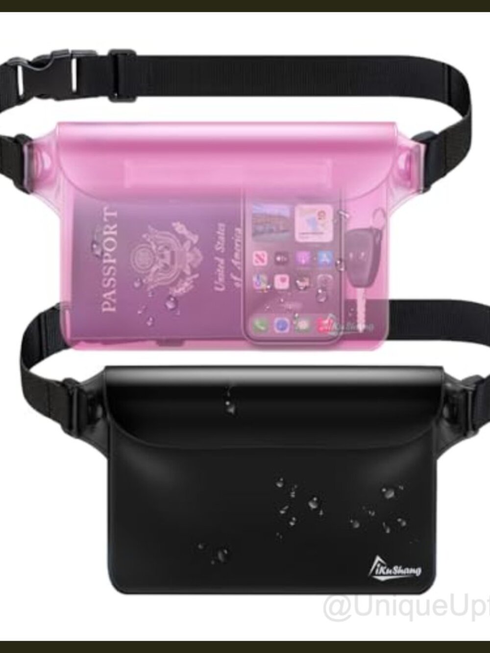 Waterproof Fanny Pack Dry Bag Phone Pouch PVC Floating Waist Pack